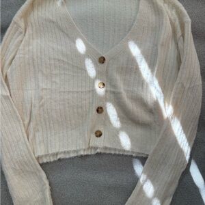 Love Tree Cream Knit Sweater